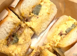 Bag Me Up Bagel House Review: Bagel Speciality Cafe At Everton Park Brekkie bagel