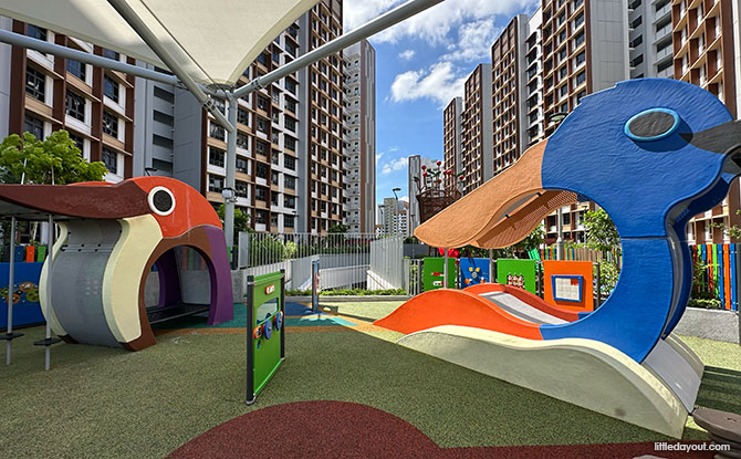 Bartley GreenRise Playground: Cherry Trees & Birds Bartley GreenRise Playground: Cherry Trees & Birds