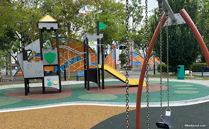 Beauty Garden Park: Playground Fun In The Neighbourhood At Bukit Batok 4 Beauty Garden Park playground has a mini castle-themed play structure