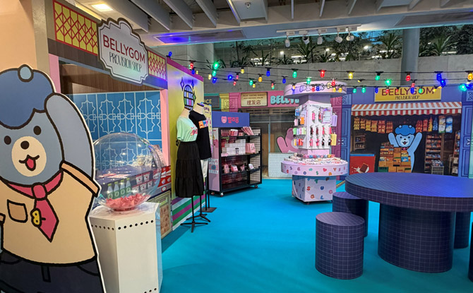 Bellygom Goes Local At Changi Airport: Singapore Adventure With The Pink Bear From 13 Mar To 3 May 9 Bellygom Pop-up Stores