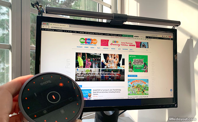 Overall Impressions: BenQ ScreenBar Halo Review
