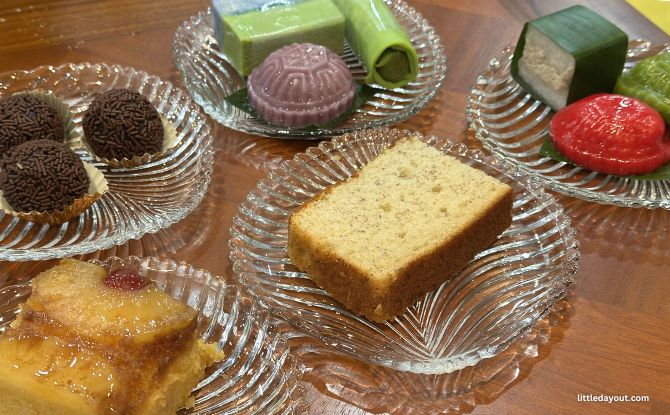 Bibik Violet Great World: All-Day Peranakan Cafe & Bakery 4 Cakes and Kuehs