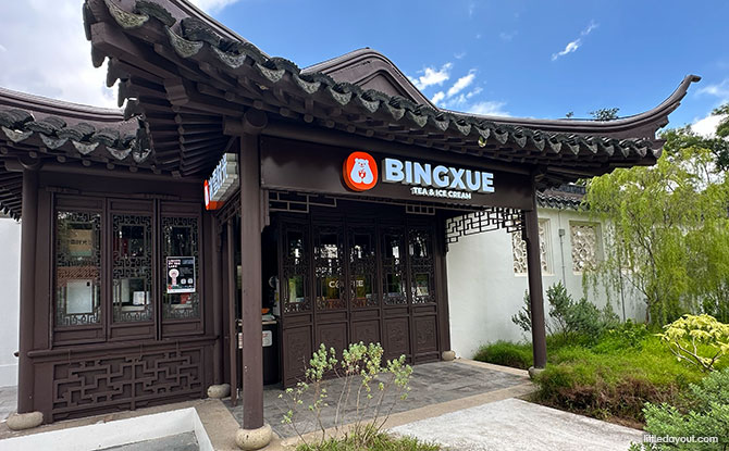 BingXue Chinese Garden: Ice Cream, Egglets & Drinks At Bonsai Garden