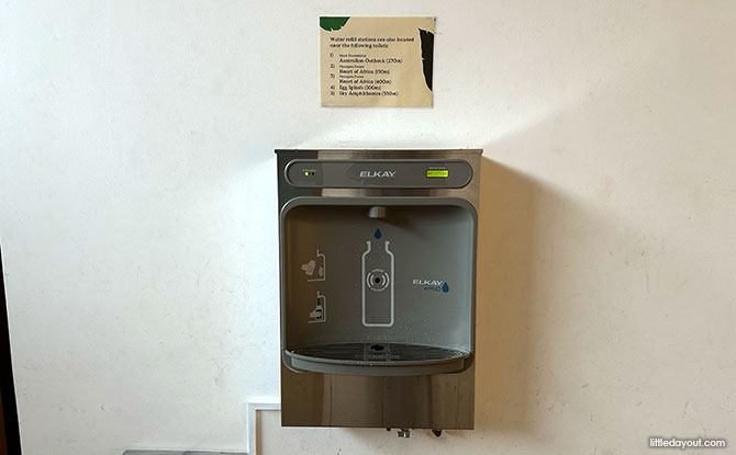 Diaper Changing Facilities and Water Refill Stations