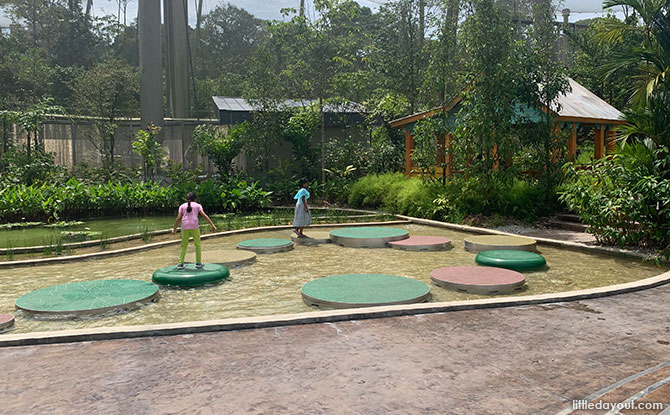 Play area at the Crimson Wetlands