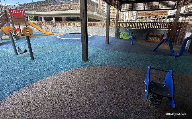 Bishan Ridges Playground: Search For The SS Minnow 9 sheltered section of the playground