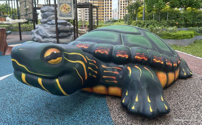 Bishan Ridges Playground: Search For The SS Minnow 6 super-sized terrapin