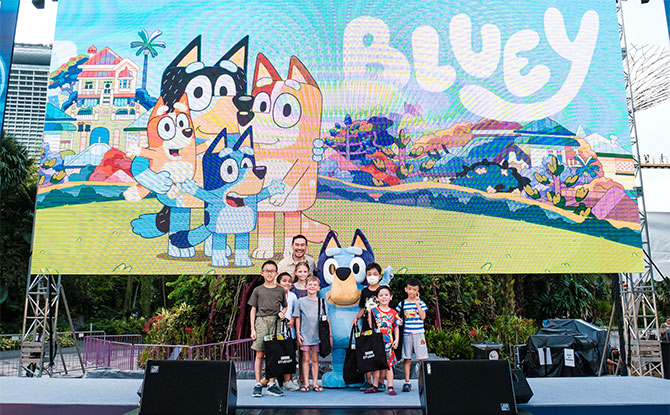 Bluey at Gardens by the Bay's Children's Festival