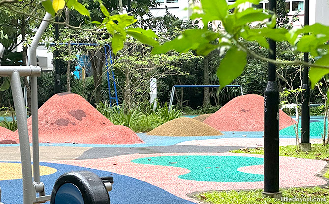 Low Mounds at the Boon Lay View Playground
