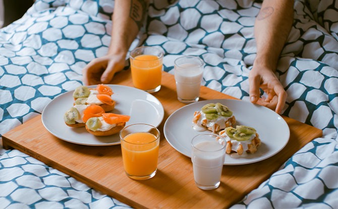 breakfast in bed