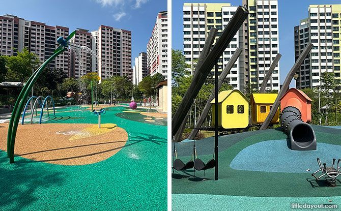 Buangkok Square Park: Water Park & Village Playground