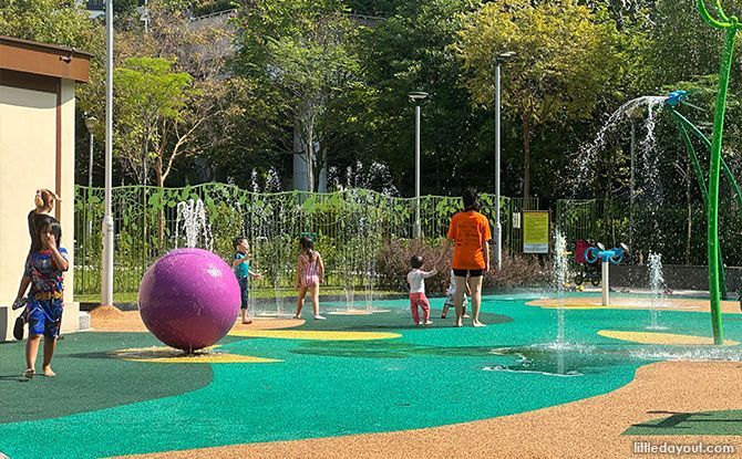Water fun at Buangkok Square Park