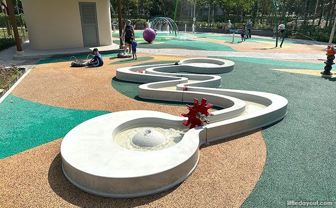 Water Channel at the Buangkok Square Park Water Playground