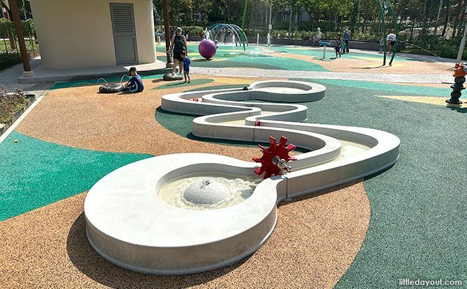 Water Channel at the Buangkok Square Park Water Playground