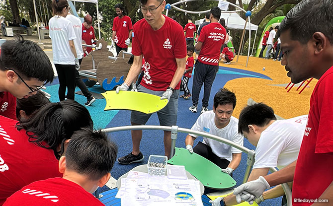 Completing the playground