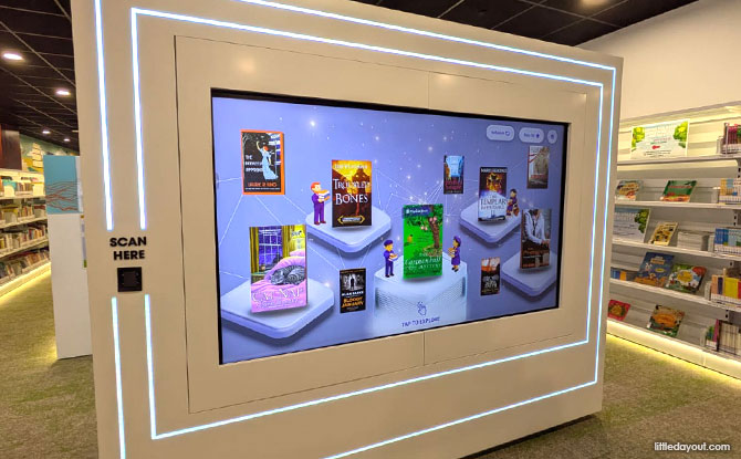 Bukit Batok Library: Immersive Experiences Beyond Books 13 Interactive screen
