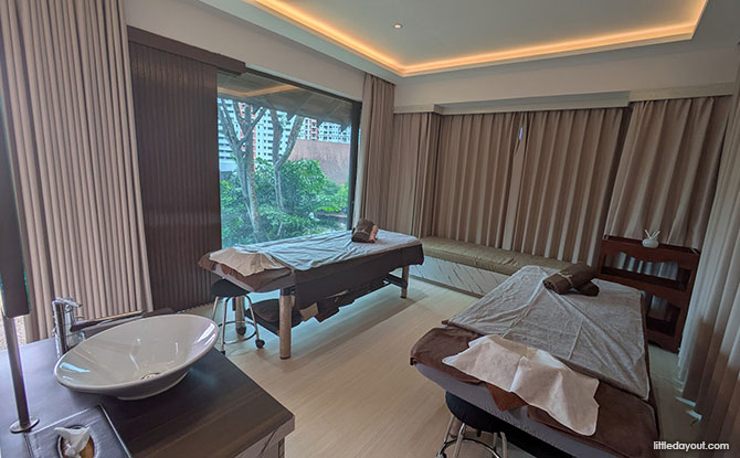 Spa-time at a “Beachside Resort”