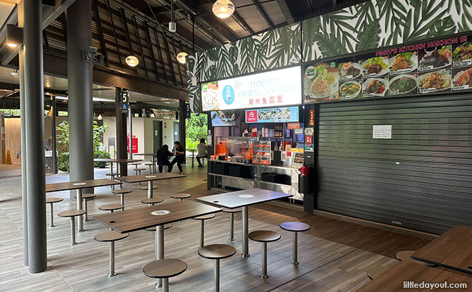 Bukit Canberra Hawker Centre food