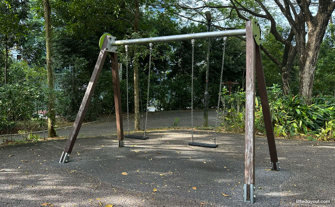 Goodview Gardens Playground: Multi-Level Complex With 3 Tall Slides! 7 Exploring the Area