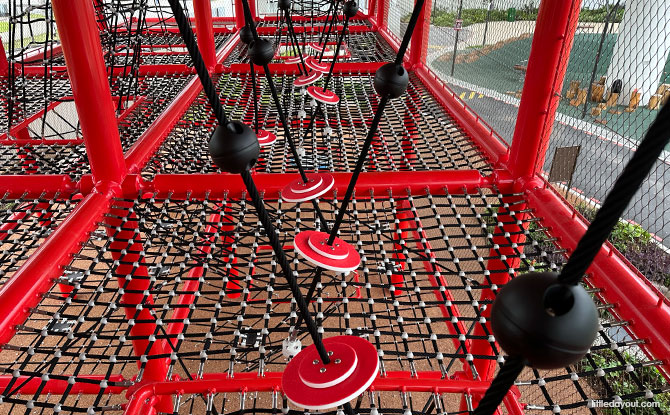 Bulim Park: 3-Level Sheltered Playground & Nature Playgarden 4 highest level of the playground