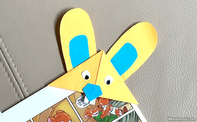 Bunny Corner Bookmark: A DIY Craft for Easter and Other Occasions