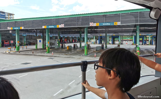 What is at Ulu Pandan Bus Depot?