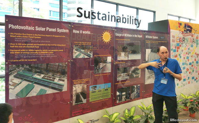 Sustainability Efforts at the Bus Depot
