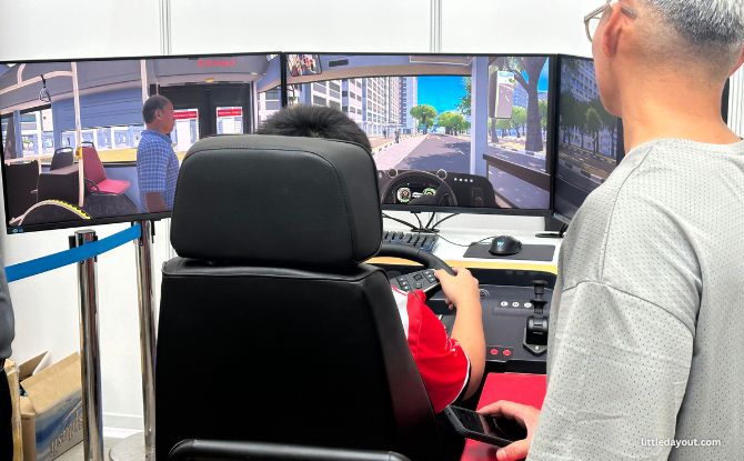 Bus Safety Roadshow: 21 & 22 August At One Punggol 3 bus simulators