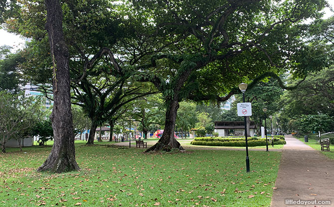 Katong Park: The Buried Fort, The Rainbow Tree & Playground