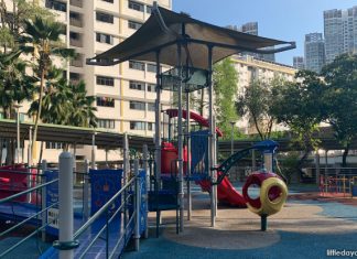 Ghim Moh Market Playground: Slides, Inclusive Merry Go Round Ghim Moh Market Playground: Slides, Inclusive Swing & Merry Go Round