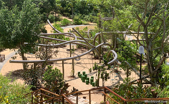 Overview of COMO Adventure Grove playgarden