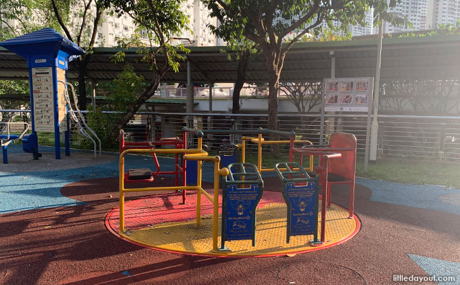 Merry Go Round at the Ghim Moh Playground