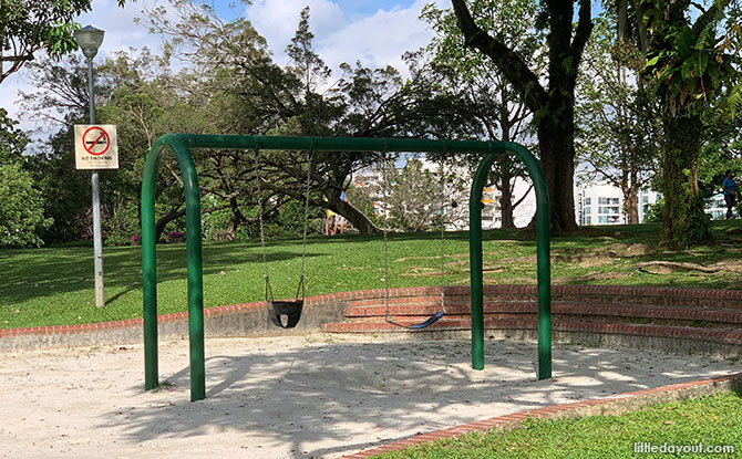 Swings at Yishun Neighbourhood Park Playground