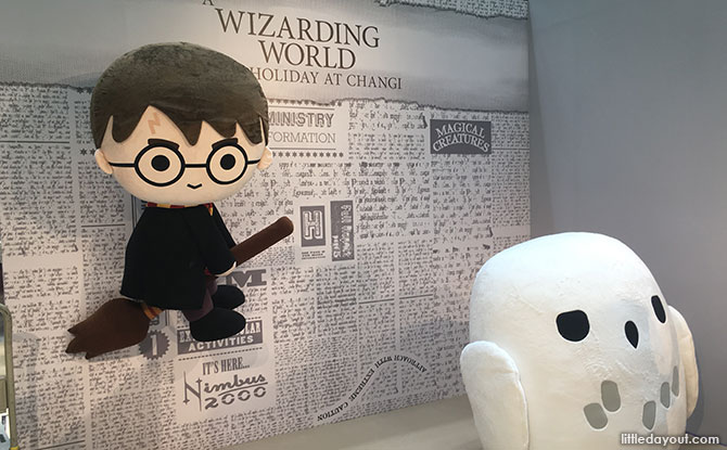 1-metre tall Harry Potter and Hedwig Plushies