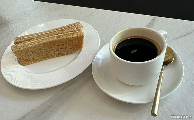 kaya toast and kopi
