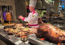 Carving Station at the Carousel Buffet