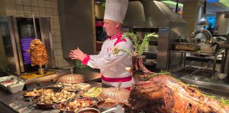 Carving Station at the Carousel Buffet