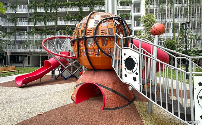 Play at the Basketball Playground