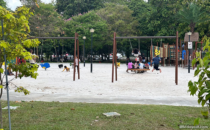 Changi Beach Park Playground Swings