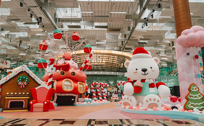 Changi Festive Village: Step Into A Candy Wonderland At Changi Airport