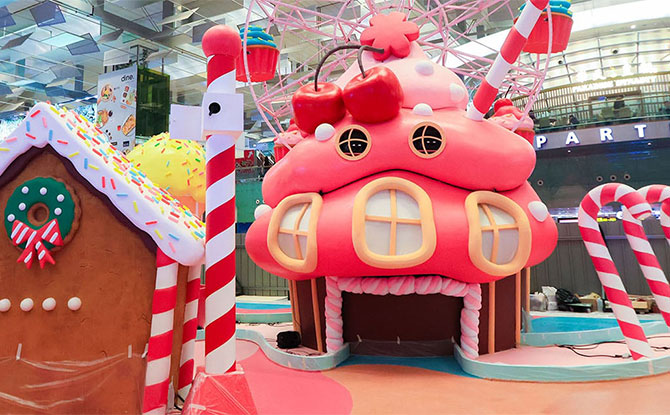Candy Wonderland at Changi Airport's Changi Festive Village