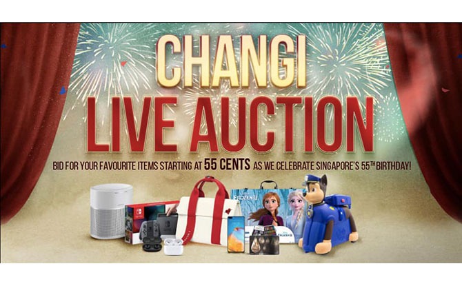 Changi Airport Live Auction On 4 August: AirPods, Nintendo Switch And More Up For Grabs