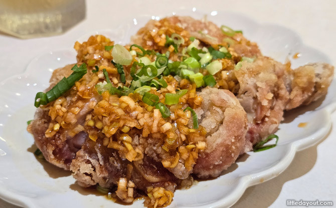 Kurobuta with Garlic Sauce