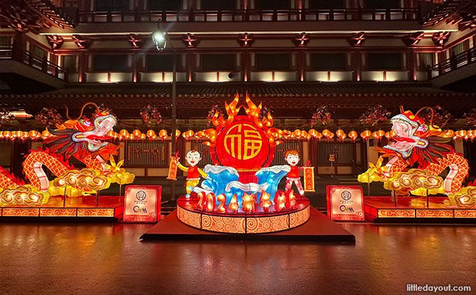 Lanterns at Buddha Tooth Relic Temple