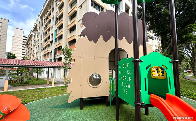 Rear of the Hedgehog playground