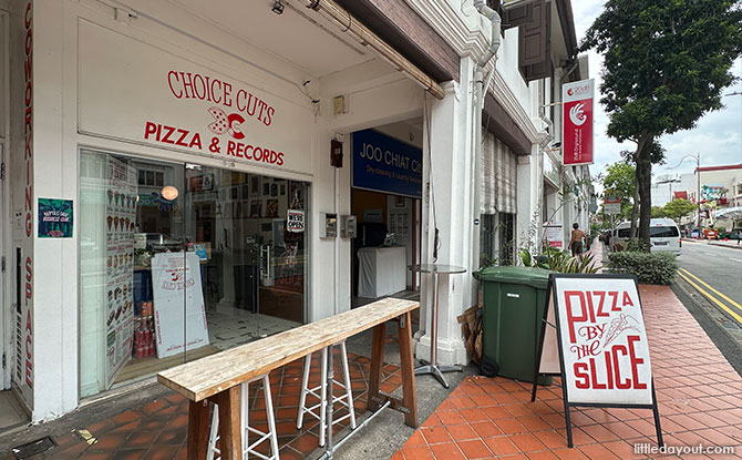Choice Cuts Pizza & Records: Serving Pizza New York Style on Joo Chiat, Singapore