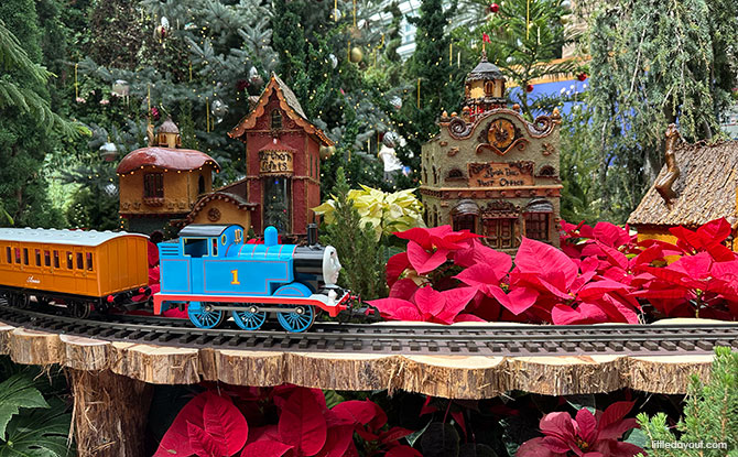 Gardens By The Bay Christmas Train Show 2025: Christmas Cheer At The Flower Dome 8 Thomas the Tank Engine