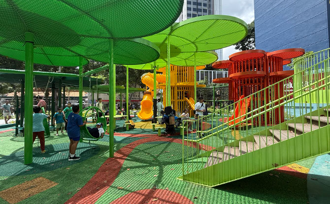 Shaded & Sheltered Playgrounds In Singapore: Outdoor Play Spots For Kids 22 Balance Play and Parent-Friendly Rest Spots
