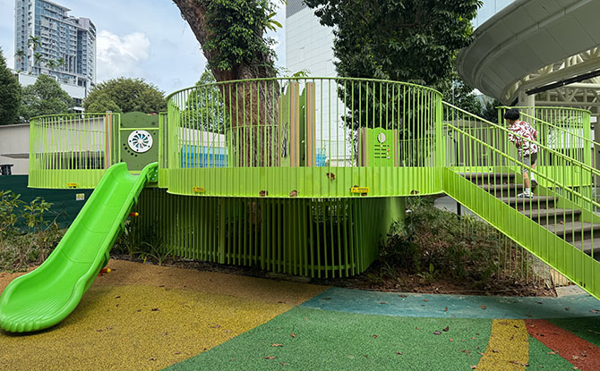 City Square Mall Playground: Community Play Space At City Green 5 A Nature-Inspired Toddler Play Deck