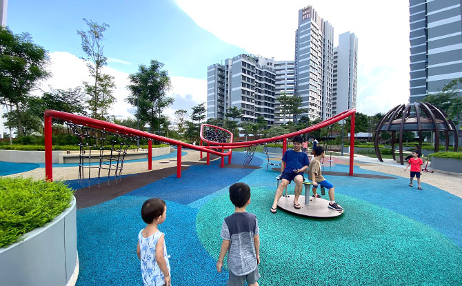 Climbing Net at Clementi NorthArc